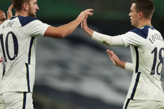 Con dos goles de Giovani Lo Celso el Tottenham venció 7-2 al Macabi Haifa.