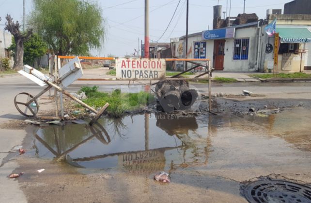 El socavón de Los Hornos. Así lo conocen los vecinos del barrio