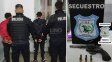 Los dos detenidos y el arma de guerra secuestrada Los dos detenidos y el arma de guerra secuestrada