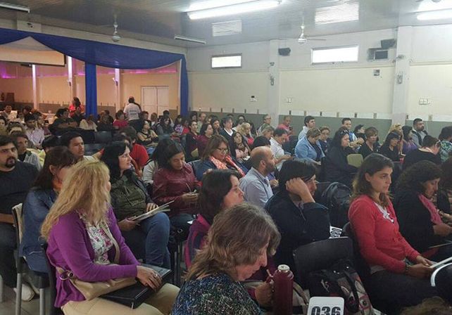 Desde el gremio se indicó el cumplimiento del mandato del último Congreso. Foto: Agmer