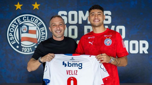 Alejo Veliz ya está en Esporte Clube de Bahía