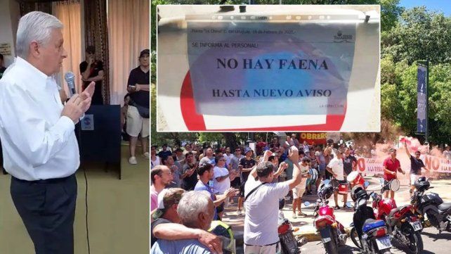 Granja Tres Arroyos de Concepción del Uruguay suspendió la faena. Los trabajadores pidieron al intendente José Lauritto que interceda por los puestos de trabajo