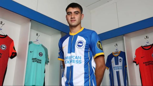 Facundo Buonanotte se sumó a fines del año pasado a Brighton de Inglaterra.&nbsp; 