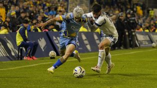 Santi López, en uno de los partidos en los que jugó en Central.&nbsp;