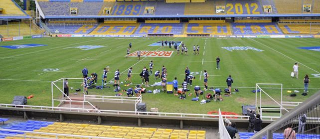 Ayer Los Pumas realizaron el reconocimiento del Gigante de Arroyito y esta noche jugarán el gran partido ante la selección de Australia por el Rugby Championship.