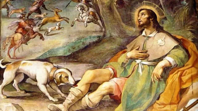 La historia de San Roque, el santo de los perros y de los enfermos