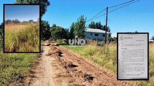 Falta de iluminación, calles en mal estado y yuyos altos: denuncian abandono en un histórico barrio de Rincón