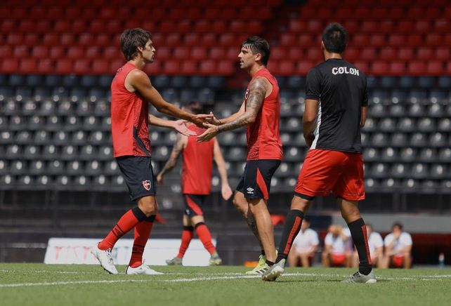 Albertengo y Formica fueron decisivos hoy en la victoria ante Colón. 