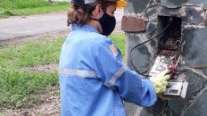 Timbúes. La EPE detectó las conexiones ilegales en un exclusivo barrio cerrado. Timbúes. La EPE detectó las conexiones ilegales en un exclusivo barrio cerrado.