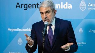 El ministro de Seguridad, Aníbal Fernández, habló del conflicto en el sur.