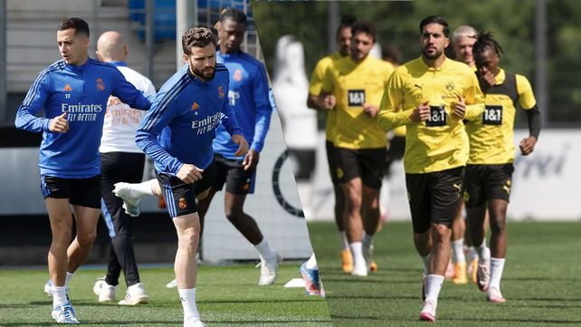 Real Madrid y Borussia Dortmund se preparan para la final de la Champions League en Wembley.