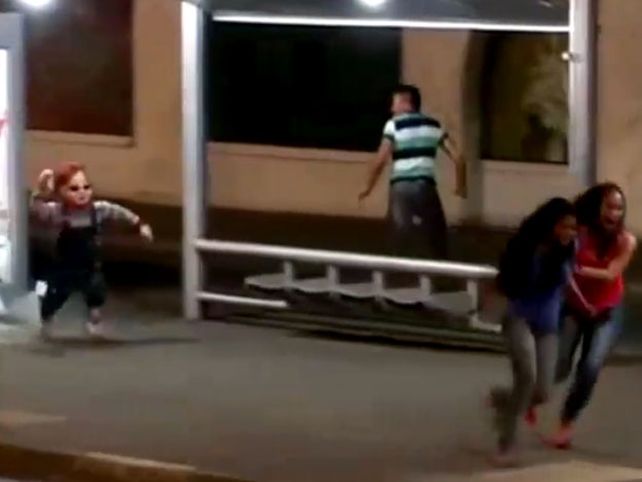Macabra estrategia para difundir la película de Chucky en Brasil