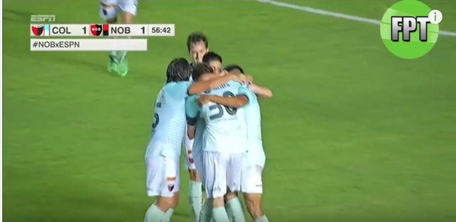 Colón y Newells igualaron 1 a 1 en el Brigadier López