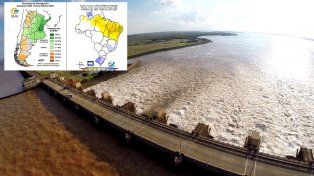 La Entidad Binacional Yacyretá (EBY) advirtió que hasta marzo se prevén aguas altas en el río Paraná por la corriente de El Niño