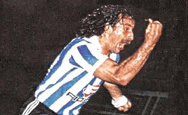 Néstor Sicher marcó ante Atlanta el gol que significó el retorno de Racing a la Primera División.