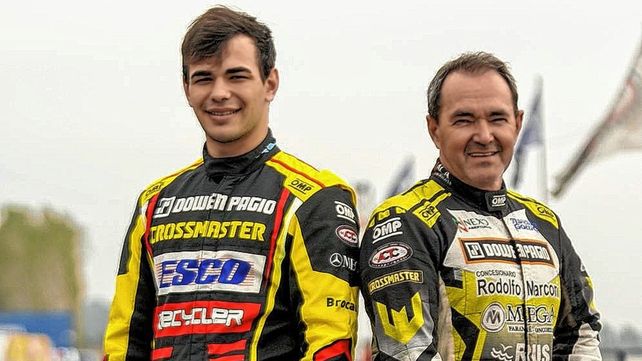 Agustín Martínez quedó muy cerca en la clasificación y le peleará este domingo la carrera a su padre Omar Martínez el Gurí.