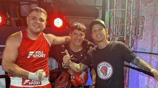 El santafesino Esteban Díaz ganó su pelea frente a Lescano en el Willie Pep.