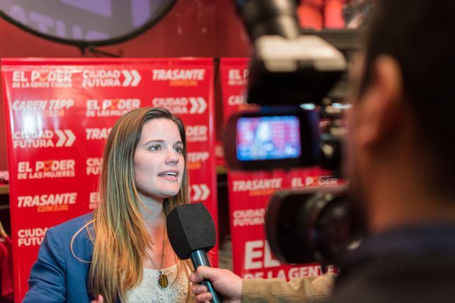 Candidata. Ciudad Futura se presentó como el poder de las mujeres.