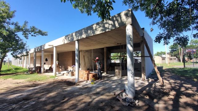 Está próxima a inaugurarse la ampliación de la secundaria de barrio San Sebastián en Puerto San Martín