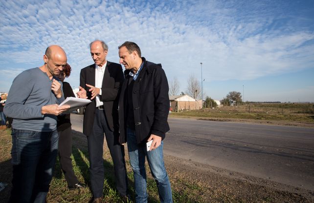 en territorio. El ministro de Transporte
