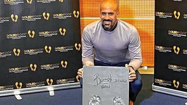 Verón fue reconocido como leyenda