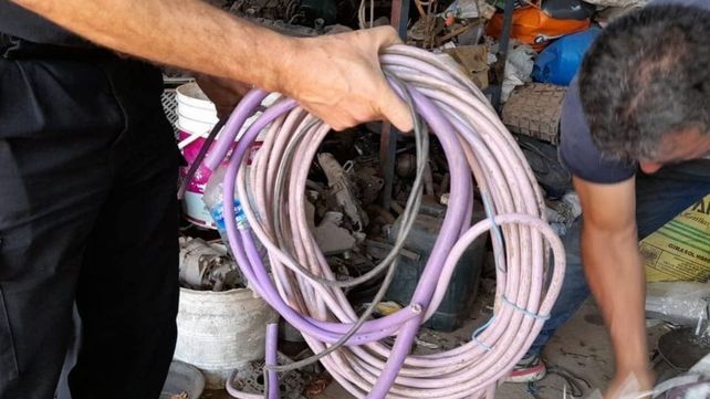El delito de robo de cables afecta fundamentalmente a empresas de servicios públicos.