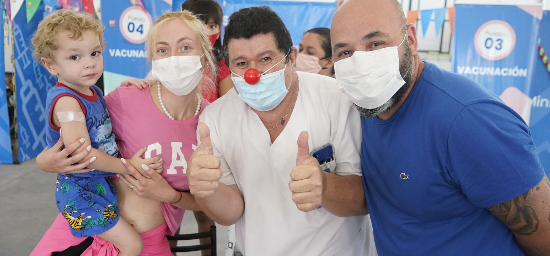Inicio de vacunación sin turno para menores de 18 años en el predio de la ex rural.