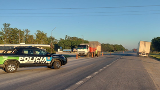 Un muerto y un herido en un choque entre dos camiones en la ruta 34