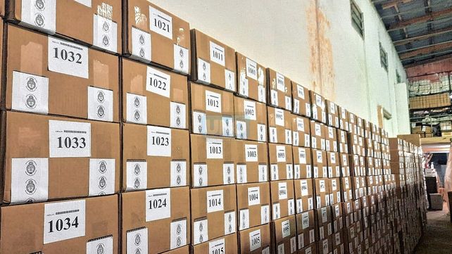 La Secretaría Electoral Nacional ya tiene todo el material que se desplegará en las escuelas que funcionarán como receptoras de votos en las elecciones legislativas 2021