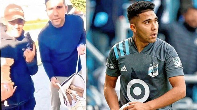 Polémica de un ex Boca Juniors: fajos de dinero y un arma.