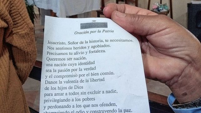 Gualeguay: la capilla San Cayetano en oración por la Patria