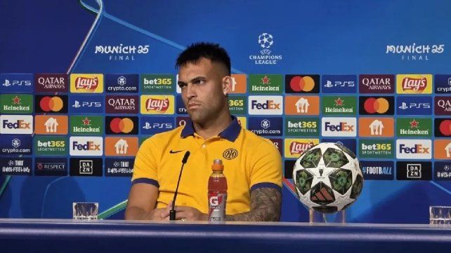 Lautaro Martínez reveló que está recuperado completamente para la final.
