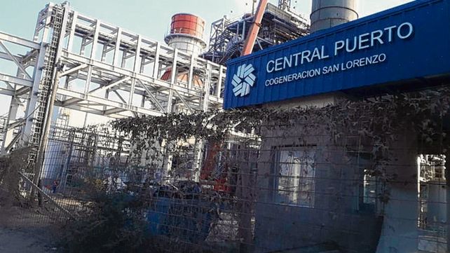 La obra. La empresa construye una central termoel&eacute;ctrica.