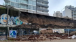 Mar del Plata: se desmoronaron más de 60 metros de un murallón en la costa