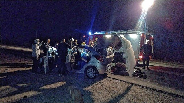 Victoria: un vehículo chocó contra tres caballos sueltos