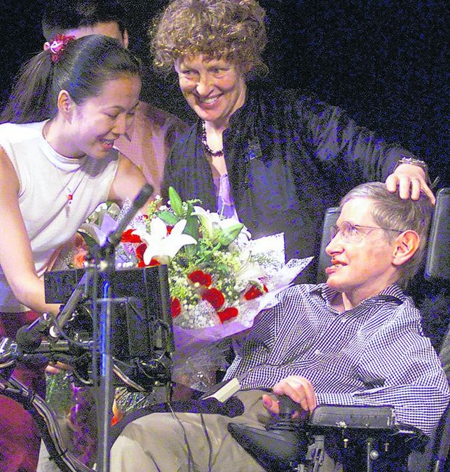 ejemplo de vida. Stephen Hawking sufría ELA