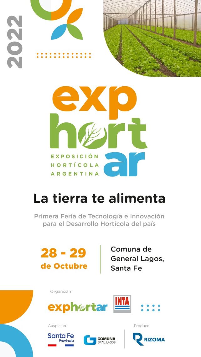 Se viene ExpoHortAr, la primera feria de tecnología e innovación para la producción hortícola