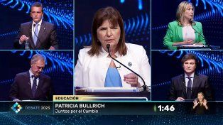 Los candidatos debatieron sobre Educación en el primer Debate presidencial que se desarrolla este domingo en Santiago del Estero