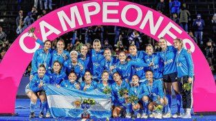 Las Leonas campeonas: una historia repetida, tras vencer a Estados Unidos en Montevideo.