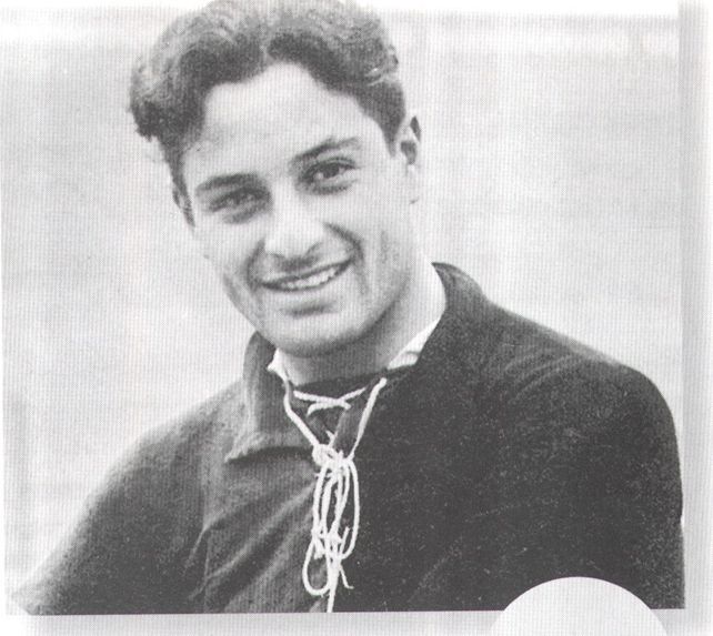 La sonrisa de Ignacio González, el primer jugador de Newell’s en marcar un gol en la era profesional, el 5 de julio de 1931, por el Molinas.