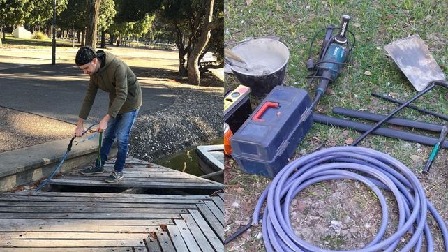 Denuncian que los robos y actos de vandalismo en el parque Independencia no se detienen