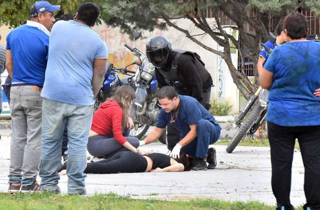 Candela González fue baleada ayer en la ciudad chubutense.