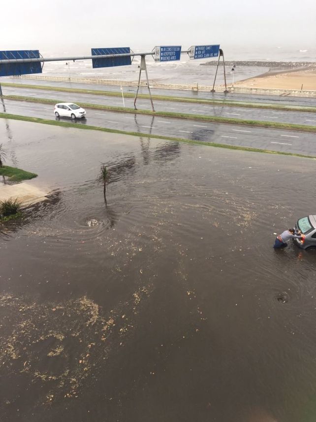 Mar del Plata: cayeron 100 mm en pocas horas y hay más de 100 evacuados