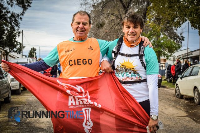 Norberto Catalano en una de las carreras