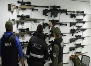 Cae una banda con la mayor cantidad de armas de la historia