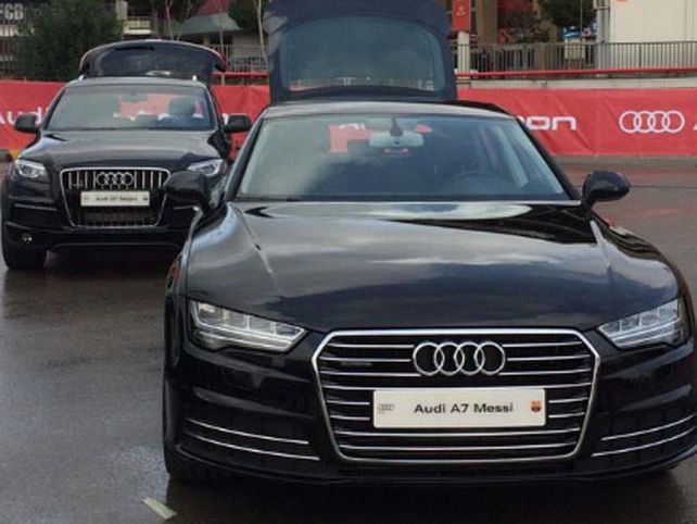 El Audi que le regalaron a Messi