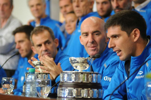 Macri recibió en la Casa Rosada al equipo argentino que se coronó campeón de la Copa Davis