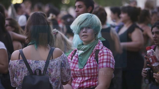 Los pañuelos verdes volvieron a la calle por el aborto legal