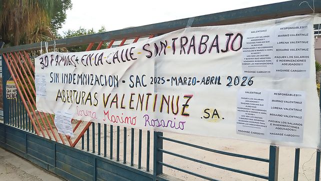 Trabajadores de Aberturas Valentinuz