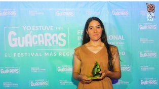 GANADORA. Silvia Lafourcade fue premiada en el Festival Guácaras